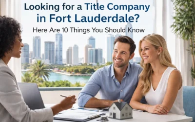 Looking for a Title Company in Fort Lauderdale? Here Are 10 Things You Should Know