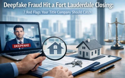 Deepfake Fraud Hit a Fort Lauderdale Closing: 7 Red Flags Your Title Company Should Catch