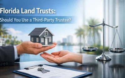 Florida Land Trusts: Should You Use a Third-Party Trustee?
