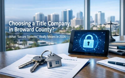 Choosing a Title Company in Broward County? What “Secure Systems” Really Means in 2026