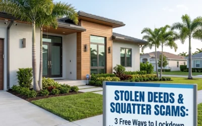 Stolen Deeds & Squatter Scams: 3 Free Ways to Lockdown Your Broward Property Today