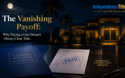The Vanishing Payoff: Why Paying a Lien Doesn’t Always Clear Title